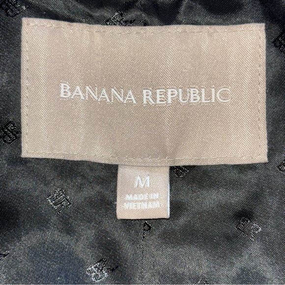 Banana Republic Brown Cozy Faux Fur High Neck Zip Up Sleeveless Winter Vest Sz M - Picture 3 of 14